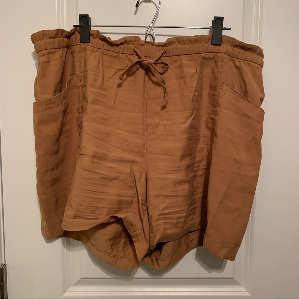 Old Navy Tobacco Tan Linen Type Summer Shorts